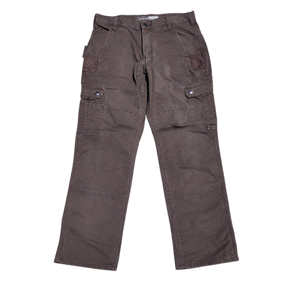 Carhartt BN5461-M Rugged Flex Ripstop Cargo Work Pants 32x30 Brown